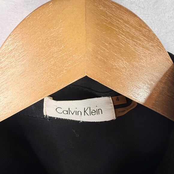 Calvin Klein Black Belted Utility Dress 4 - Picture 6 of 8